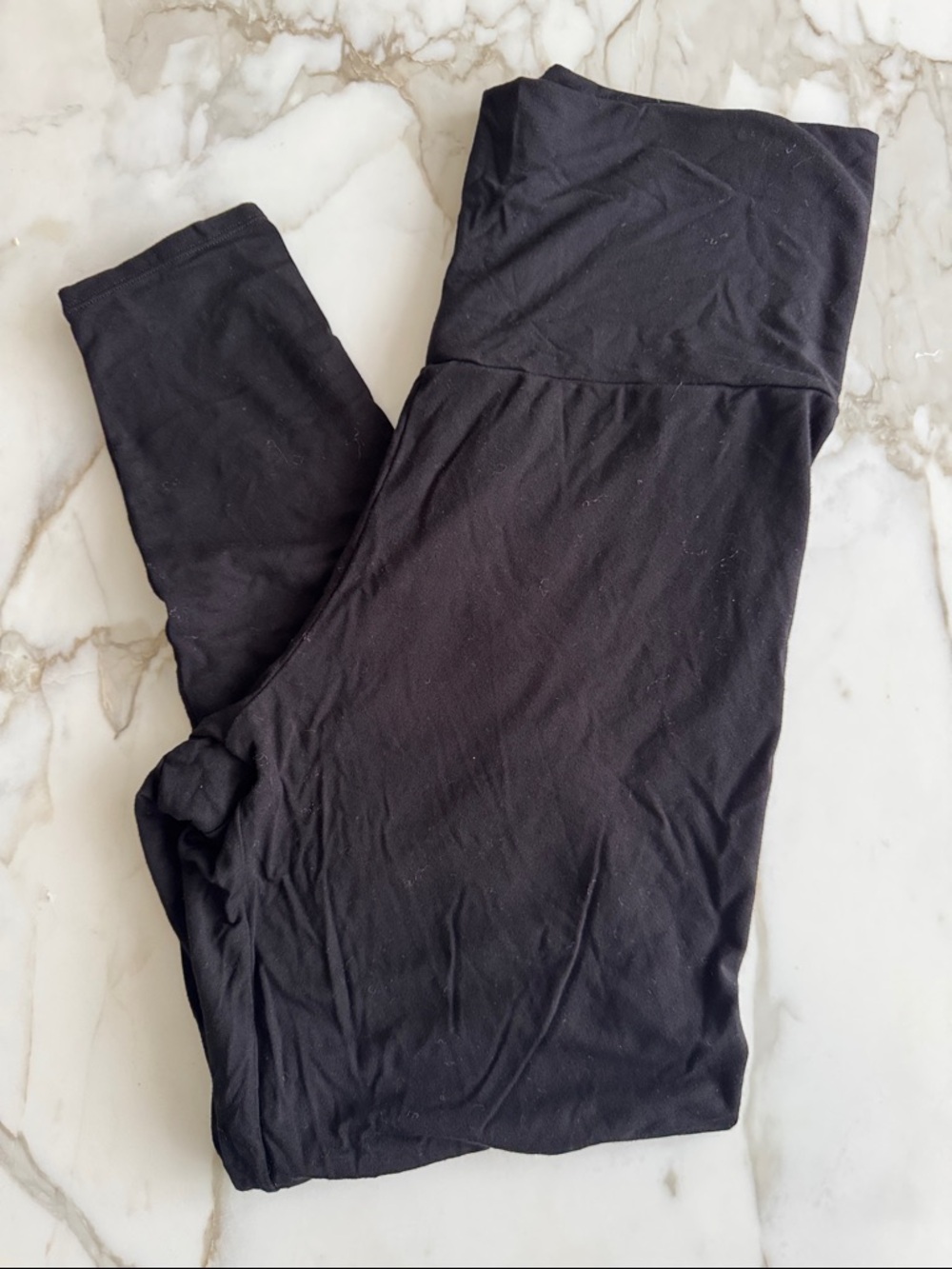Hatch Black Maternity/High-Waist Leggings